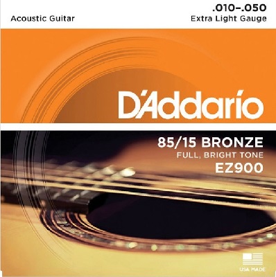 D’Addario ΕΖ-900 Χορδές Ακουστικής Κιθάρας 85/15 Bronze 10-50