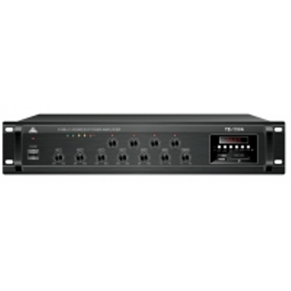TE-150A   Ενισχυτής 4 ζωνών Public address ονομαστικής ισχύος 150W
