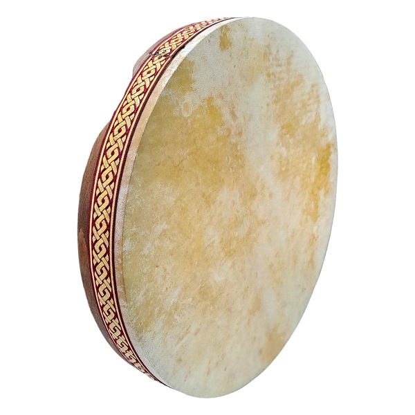 Μπεντίρ κουρδιζόμενο 17'' με Φυσικό Δέρμα