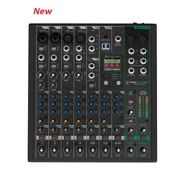 Mackie Profx10v3+ Αναλογική Κονσόλα Ήχου Με Εφέ Nέου Βελτιωμένου Τύπου