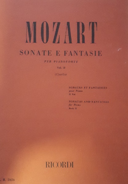 Mozart  Sonate  E Fantasie  Per PianoForte  Vol II