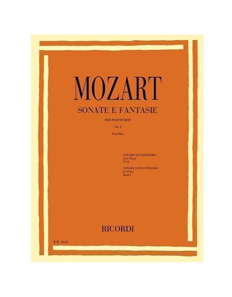 Mozart  Sonate  E Fantasie  Per PianoForte  Vol I Ricordi editions