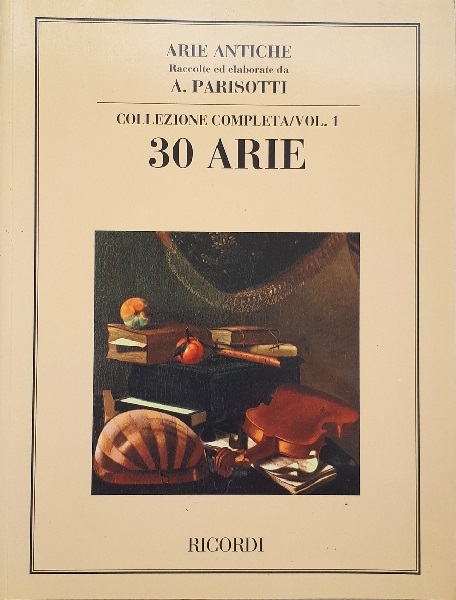 Antiquue 30 Arias Volume 1 Canto  and Piano  Ricordi.Collezione Completa 