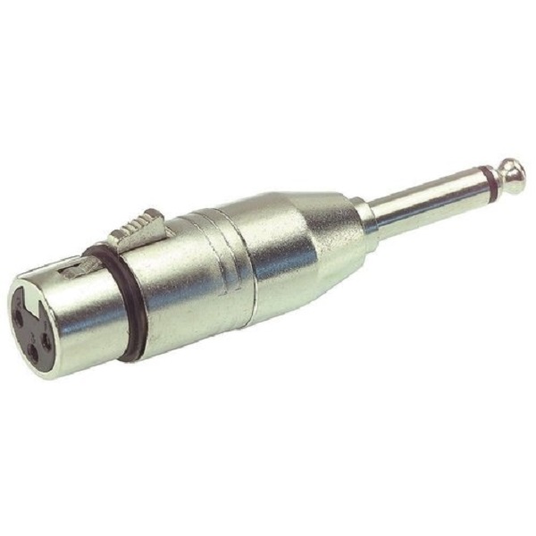 Adaptor XLR F Σε  Jack 6.3 mono