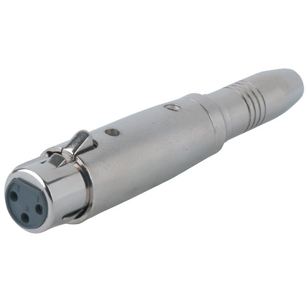 Adaptor  Jack 6.3F Stereo Σε  XLR F