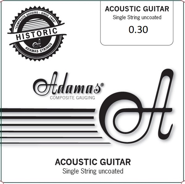 Adamas Acoustic single string Phosphor Bronze wound uncoated  0.30