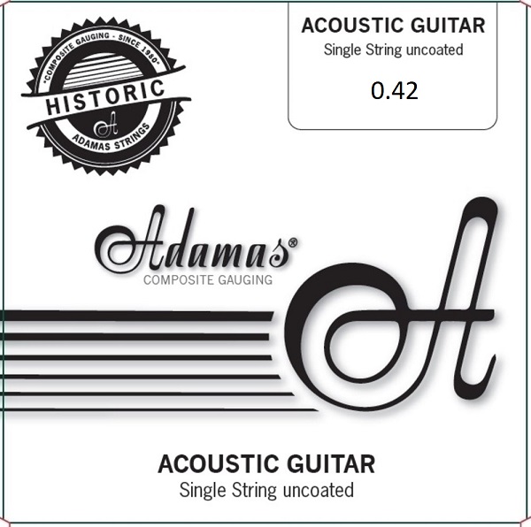 Adamas Acoustic single string Phosphor Bronze wound uncoated  0.42
