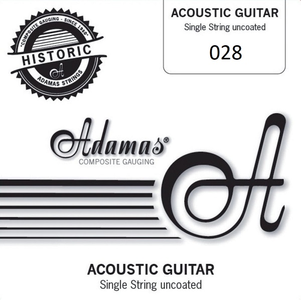 Μονή Χορδή 028"/071 mm για ακουστικά  όργανα ADAMAS