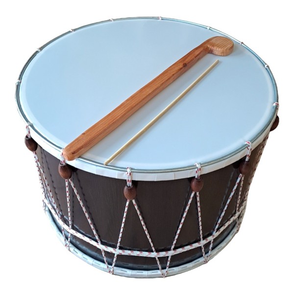 Νταούλι 14¨ 35 εκ Μαύρο Παραδοσιακό χειροποίητο