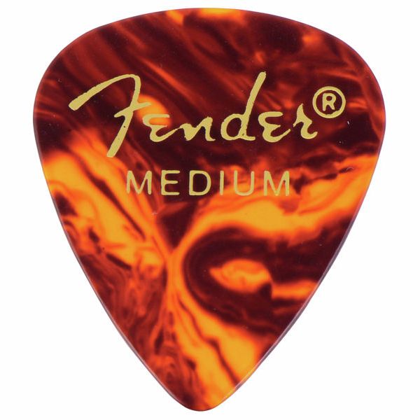 Fender Classic Celluloid Pick Shell M Σχήμα 351 Μεσαίο Πάχος